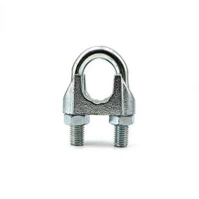 Bs 462 Hot mencelupkan Galvanized Malleable Wire Rope Klip Klem